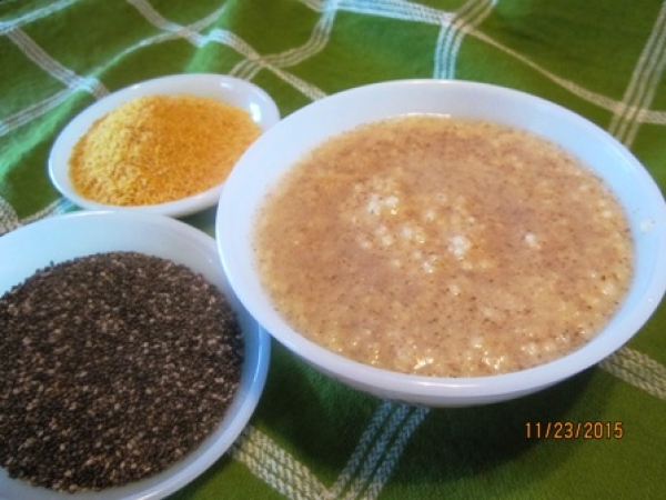 坐月子餐奇異子小米粥食譜-做月子餐鹼性食物奇異子小米粥做法助消化排毒!
