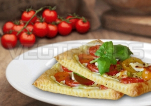 酥皮番茄披薩，６步驟快速番茄料理，酥皮番茄披薩香酥可口，超簡易番茄料理新吃法大公開～