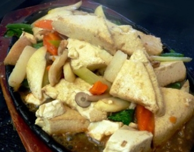 純素食鐵板豆腐料理-健康素食鐵板豆腐做法要訣:鐵板豆腐食譜好吃的關鍵大公開!
