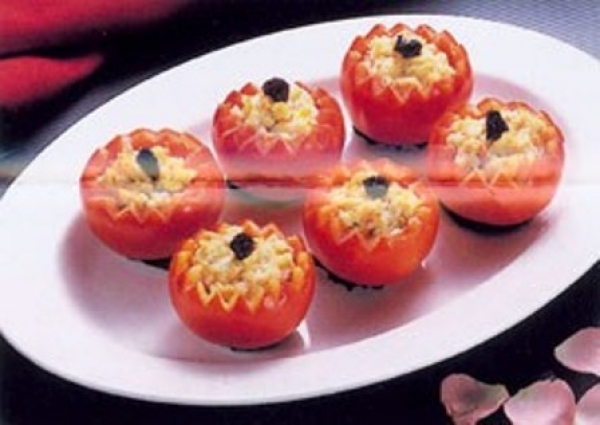 番茄脆梅料理食譜-番茄脆梅沙拉做法:番茄脆梅沙拉止渴生津!