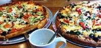 素食年菜披薩食譜做法-自製健康多層次朝鮮薊披薩料理:朝鮮薊披薩養生保健康喔!