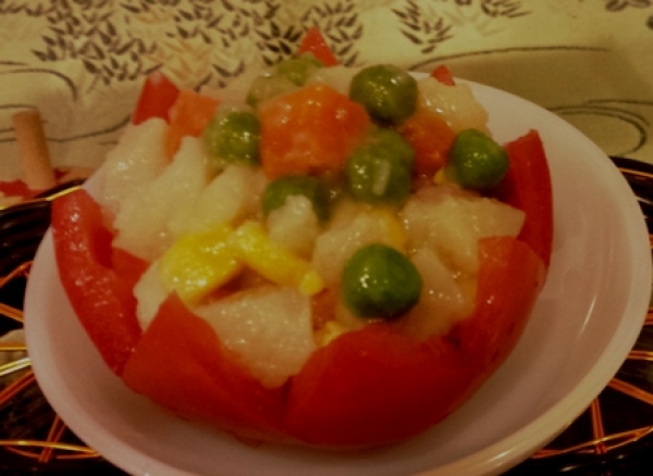 番茄料理食譜-健康番茄盅做法料理:番茄盅料理營養美味秘訣!