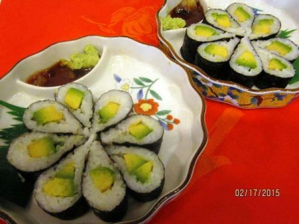 創意素食壽司卷食譜-自製創意水滴壽司卷做法料理:水滴壽司吃出創意吃得滿意!